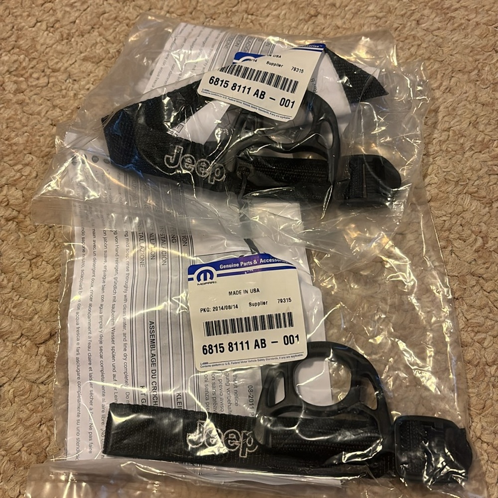 Jeep grab handles and hanger set new - Picture 2 of 5